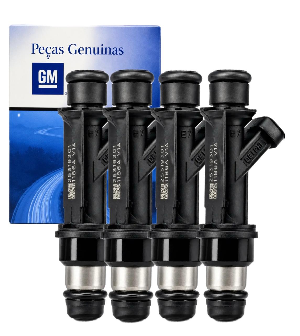 4 Bico Injetor GM Celta Corsa Classic Prisma 1.0 1.4 25319300