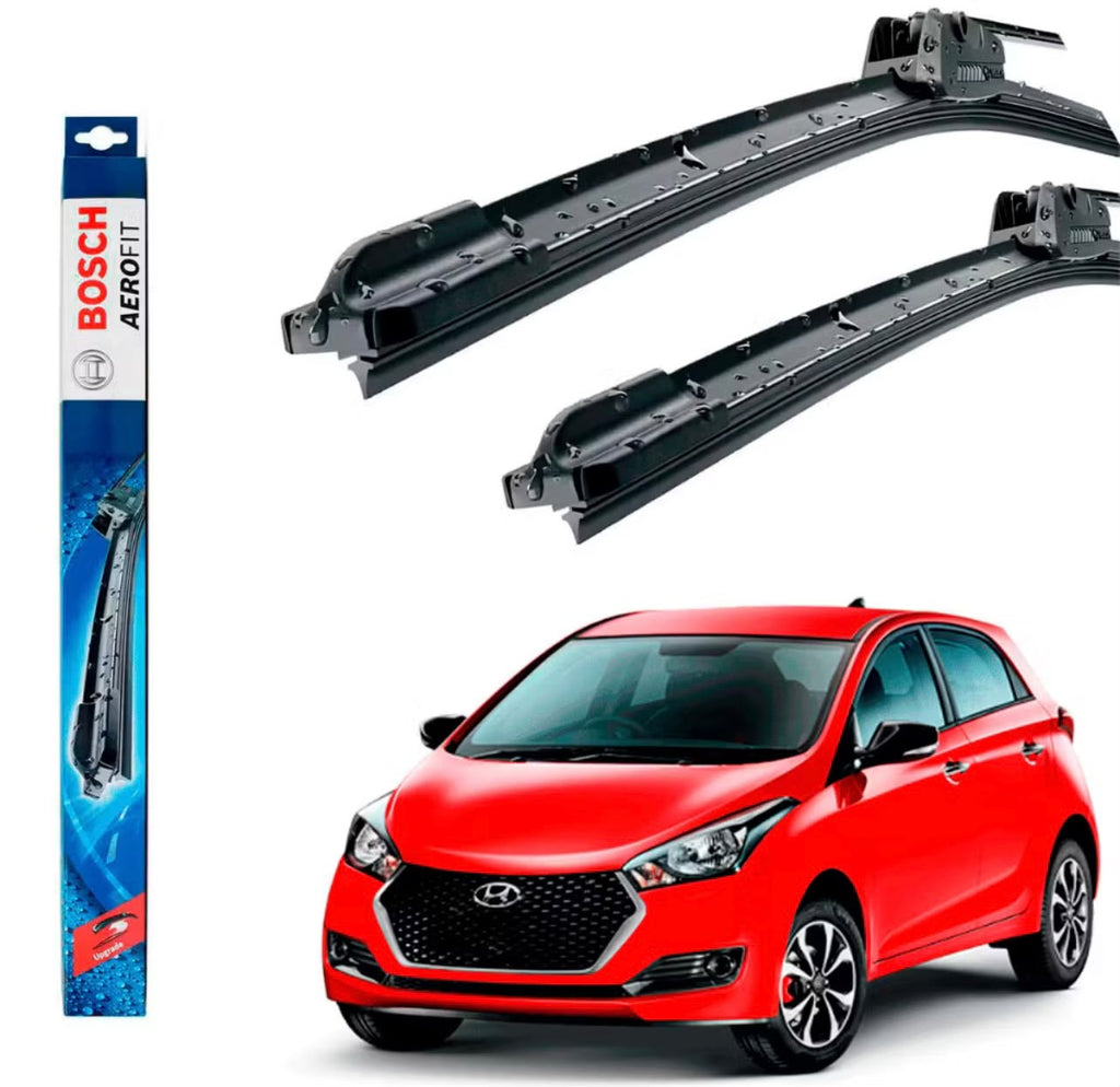 Par Palheta Limpador Parabrisa Bosch Aerofit Hyundai HB20 HB20S HB20X