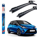 Par Palheta Limpador Parabrisa Bosch Aerofit Toyota Yaris Hatch Sedan AF24 AF14
