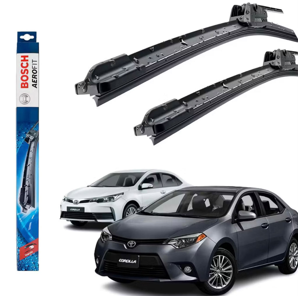 Par Palheta Limpador Parabrisa Bosch Aerofit Toyota Corolla 2008 A 2019 AF26 AF14