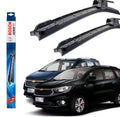 Par Palheta Limpador Parabrisa Bosch Aerofit Chevrolet Spin Activ Original