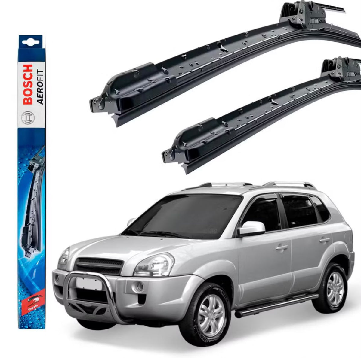 Par Palheta Limpador Parabrisa Bosch Aerofit Hyundai Tucson New Tucson