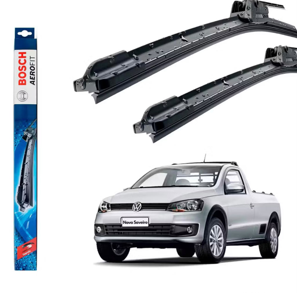 Par Palheta Limpador Parabrisa Bosch Aerofit Vw Saveiro G5 G6 G7 G8 Original